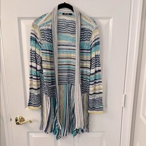 Multicolor Knit Top by Nic + Zoe Size Large